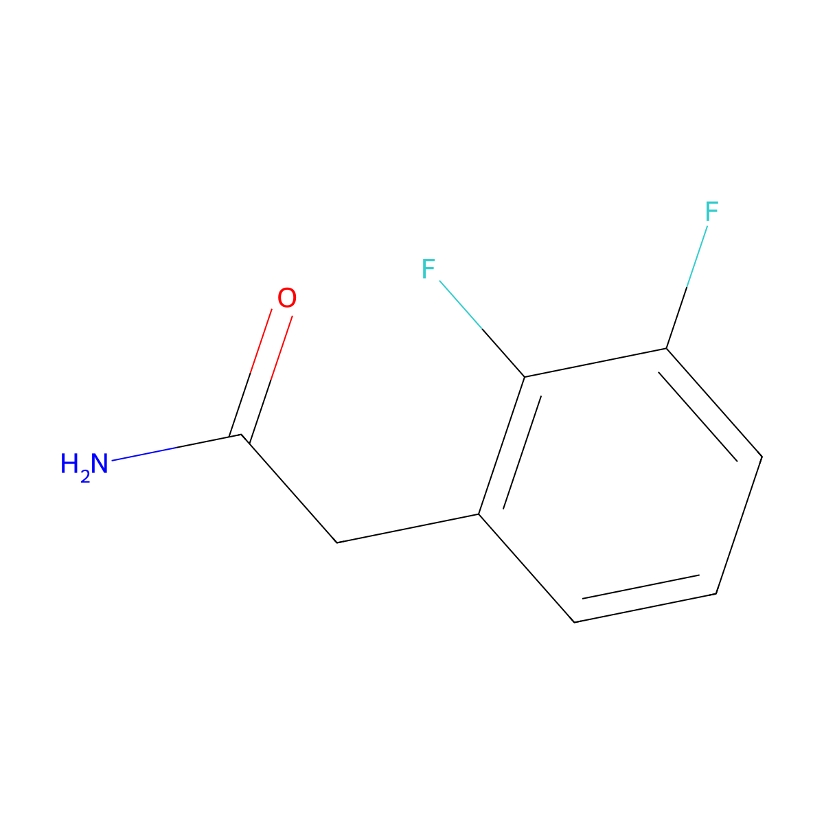 2-(2,3-Difluorophenyl)acetamide molecular structure, CAS 1006608-68-9