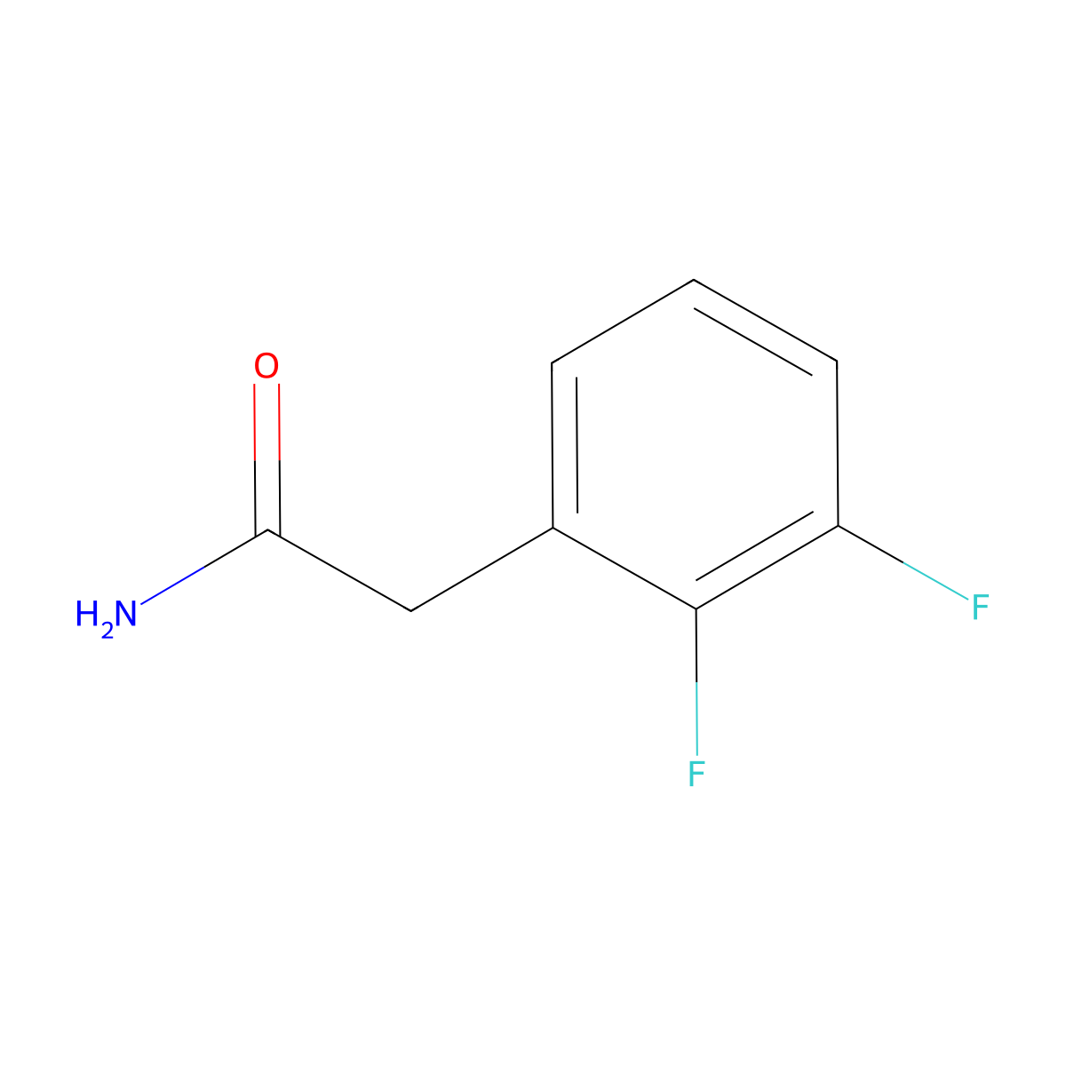 2-(2,3-Difluorophenyl)acetamide molecular structure, CAS 1006608-68-9