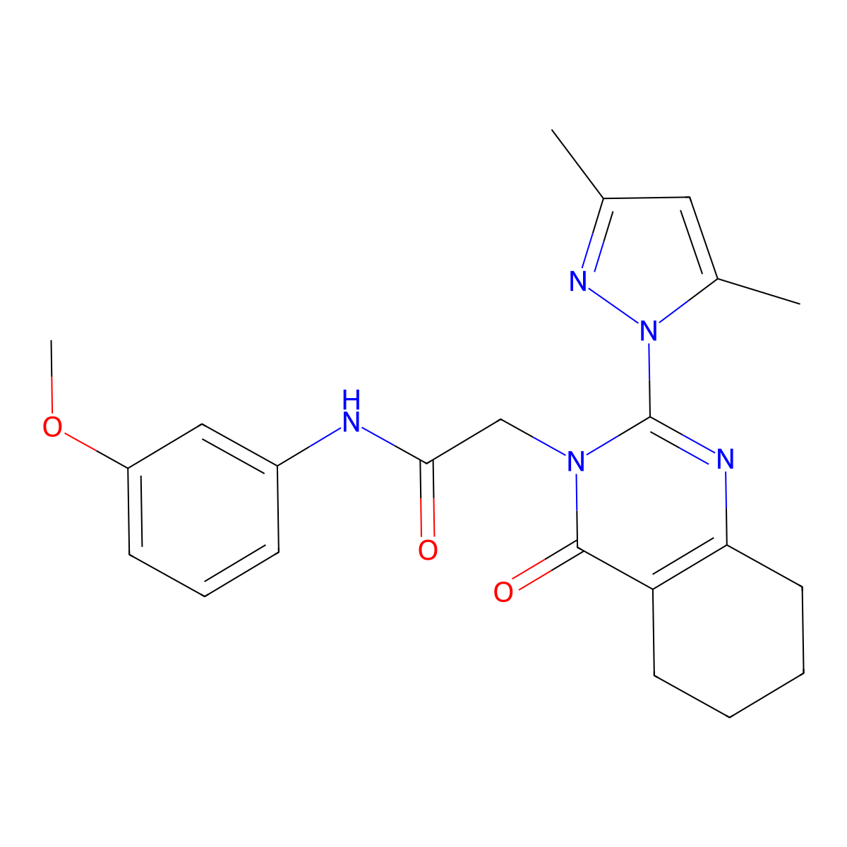 2-(2-(3,5-dimethyl-1H-pyrazol-1-yl)-4-oxo-5,6,7,8-tetrahydroquinazolin-3(4H)-yl)-N-(3-methoxyphenyl)acetamide molecular structure, CAS 1006859-29-5