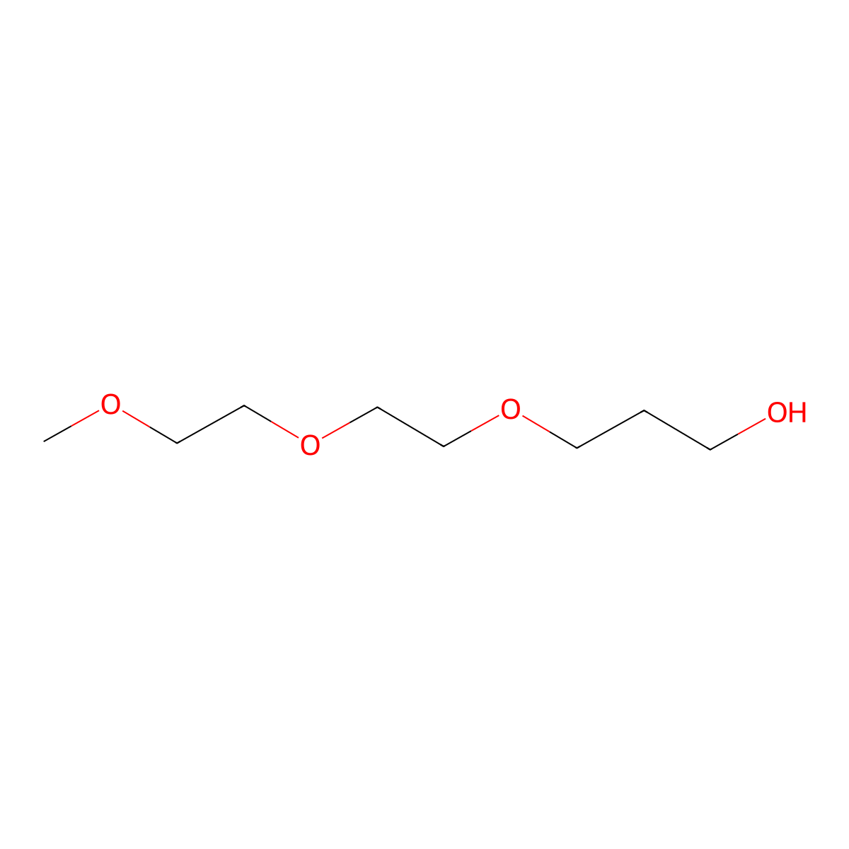 3-[2-(2-Methoxyethoxy)ethoxy]propan-1-OL molecular structure, CAS 100688-48-0
