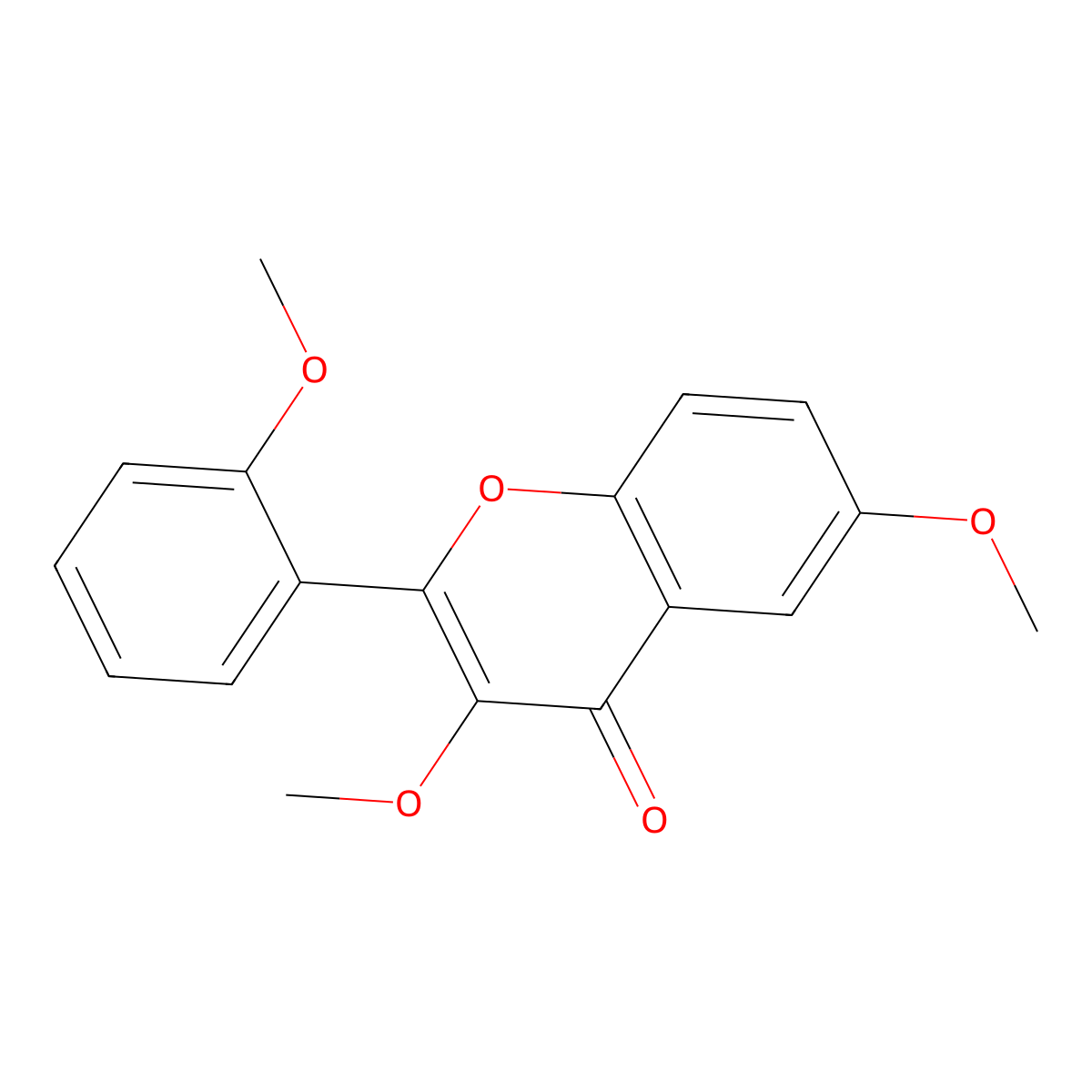 3,6,2'-Trimethoxyflavone molecular structure, CAS 1006893-22-6