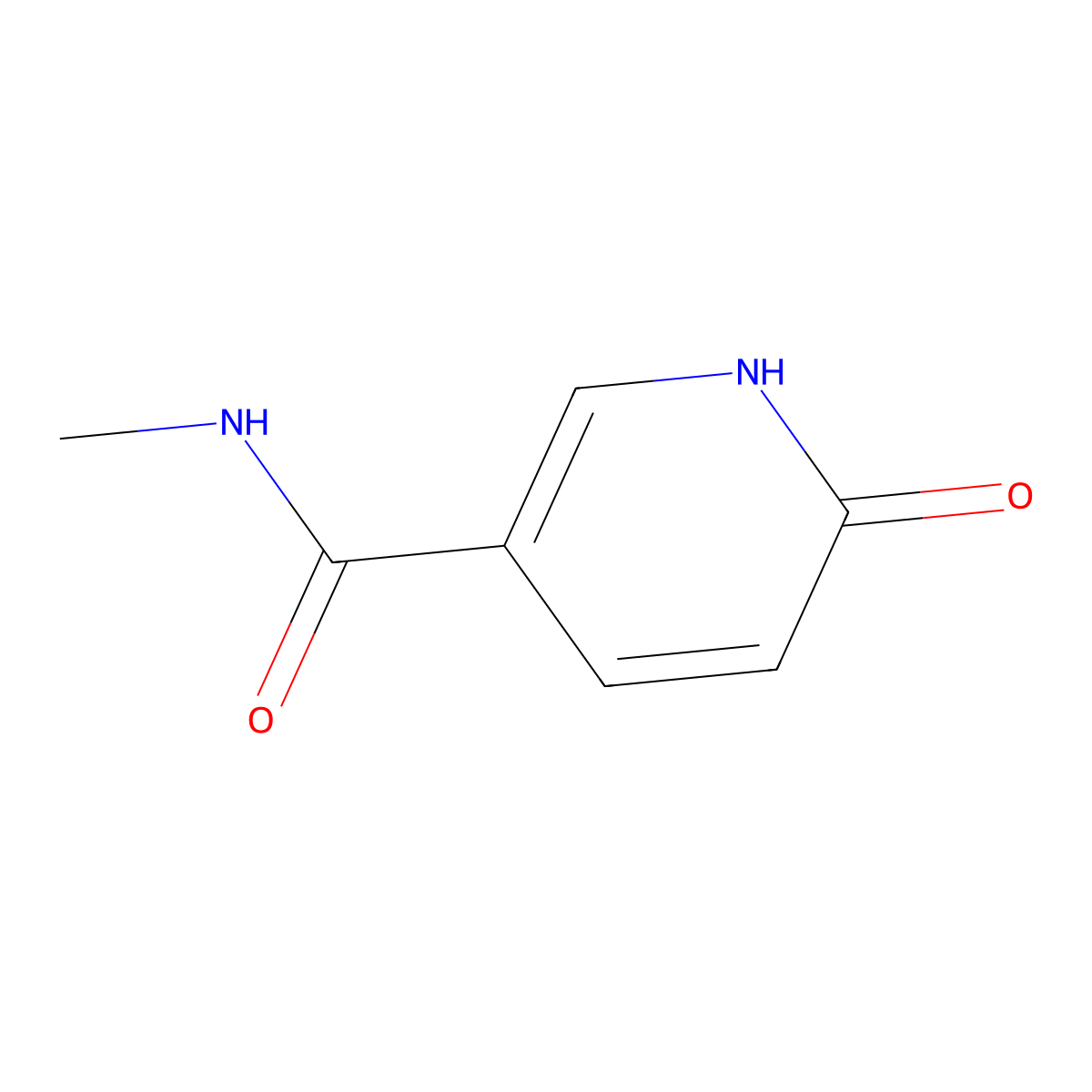 1,6-Dihydro-N-methyl-6-oxonicotinamide molecular structure, CAS 1007-18-7
