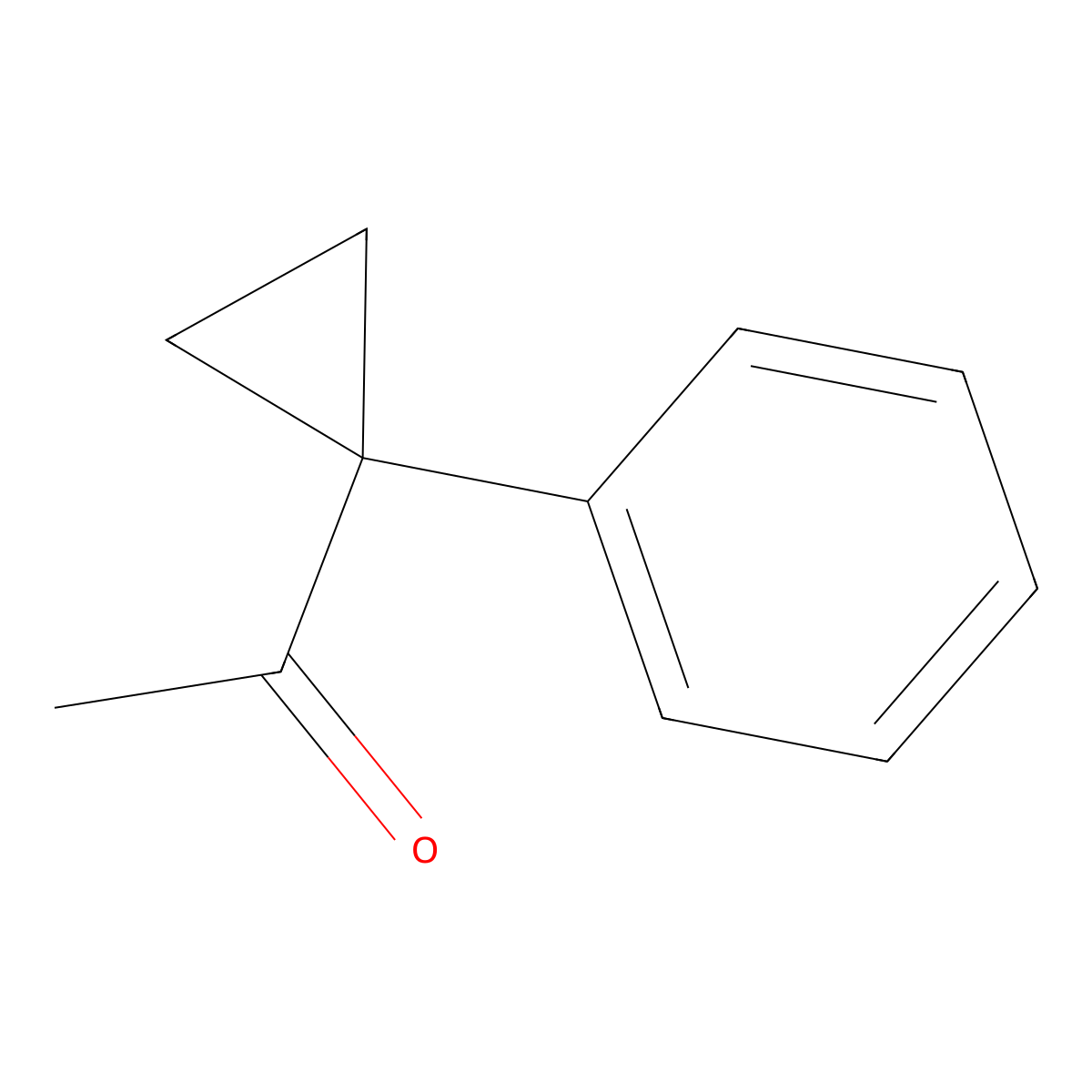 1-(1-Phenylcyclopropyl)ethan-1-one molecular structure, CAS 1007-71-2