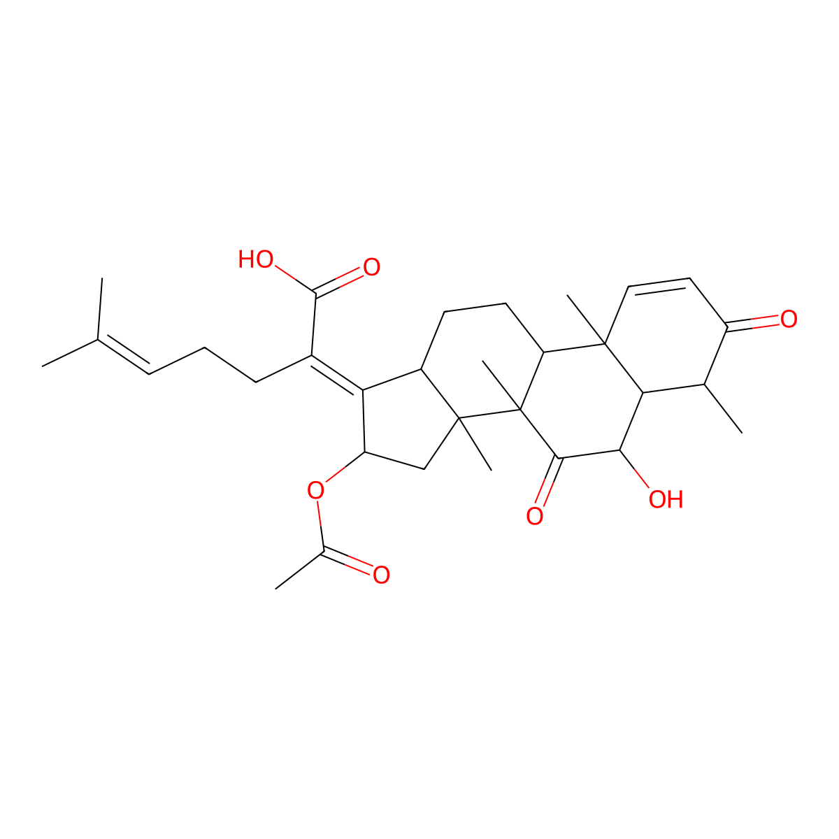 Helvolinic acid molecular structure, CAS 10072-61-4