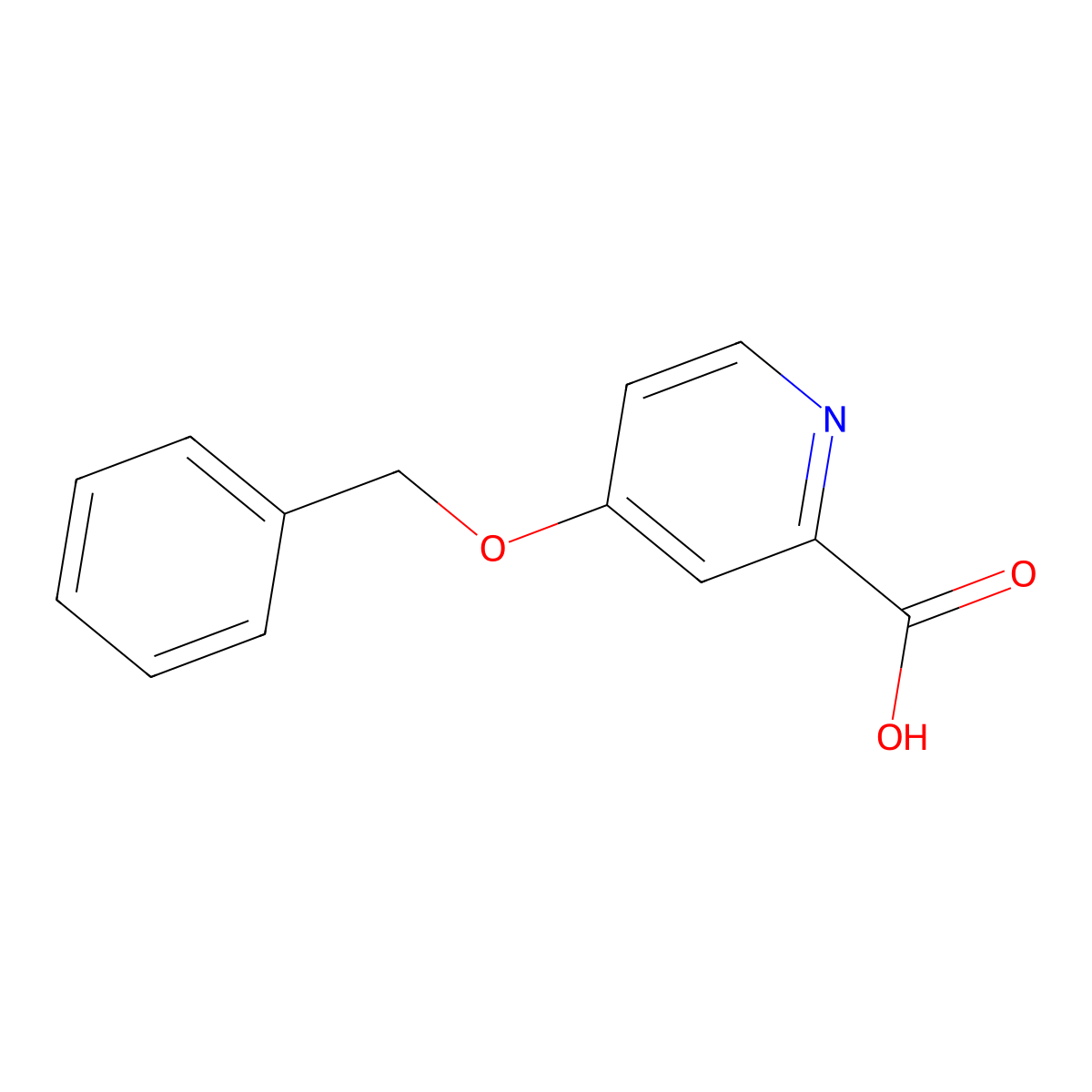 4-(Benzyloxy)pyridine-2-carboxylic acid molecular structure, CAS 100727-49-9