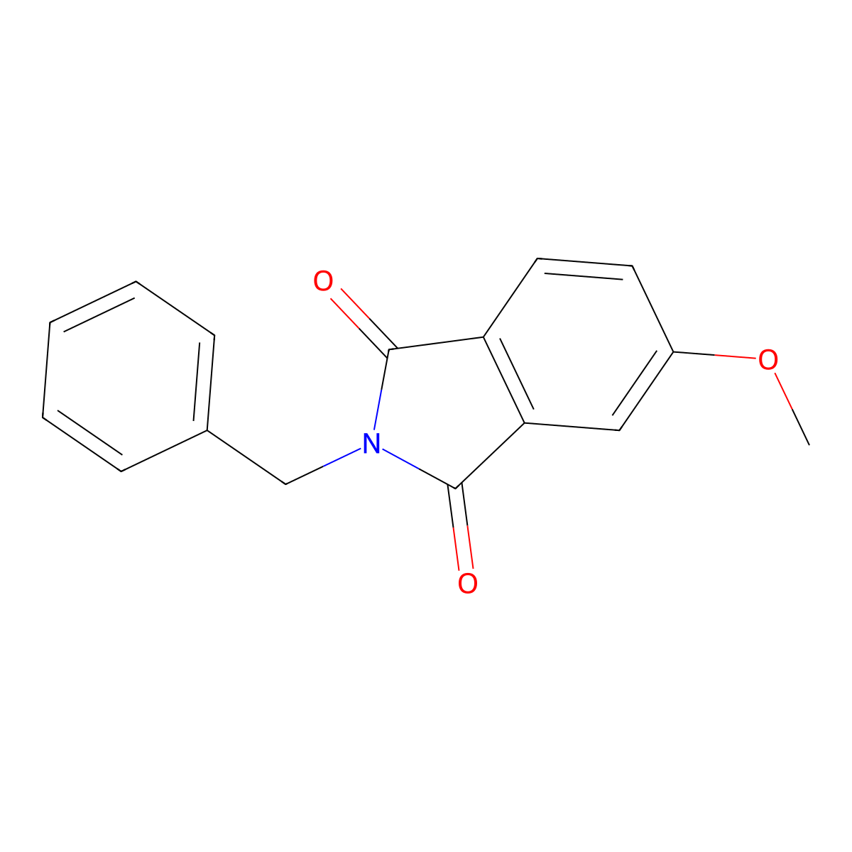 2-Benzyl-5-methoxyisoindoline-1,3-dione molecular structure, CAS 1007455-12-0