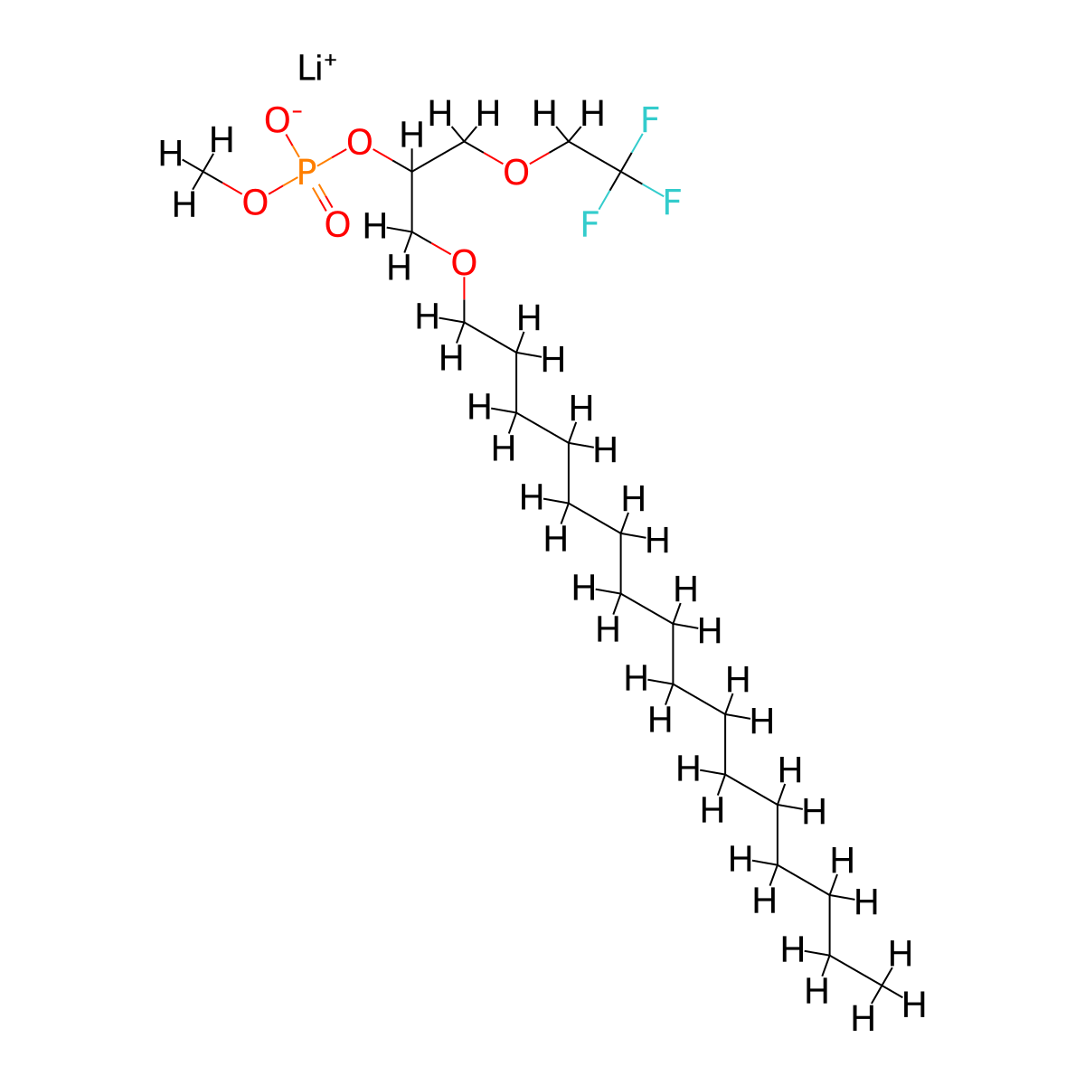 Mj33 lithium salt molecular structure, CAS 1007476-63-2