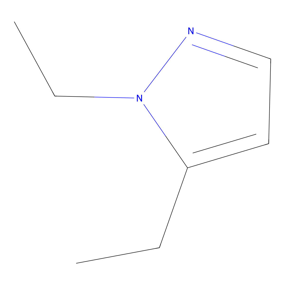 1,5-diethyl-1H-pyrazole molecular structure, CAS 1007489-43-1