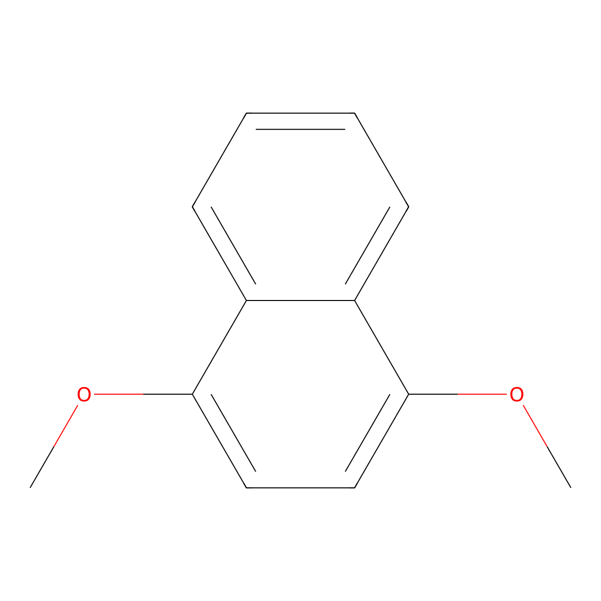 1,4-Dimethoxynaphthalene molecular structure, CAS 10075-62-4