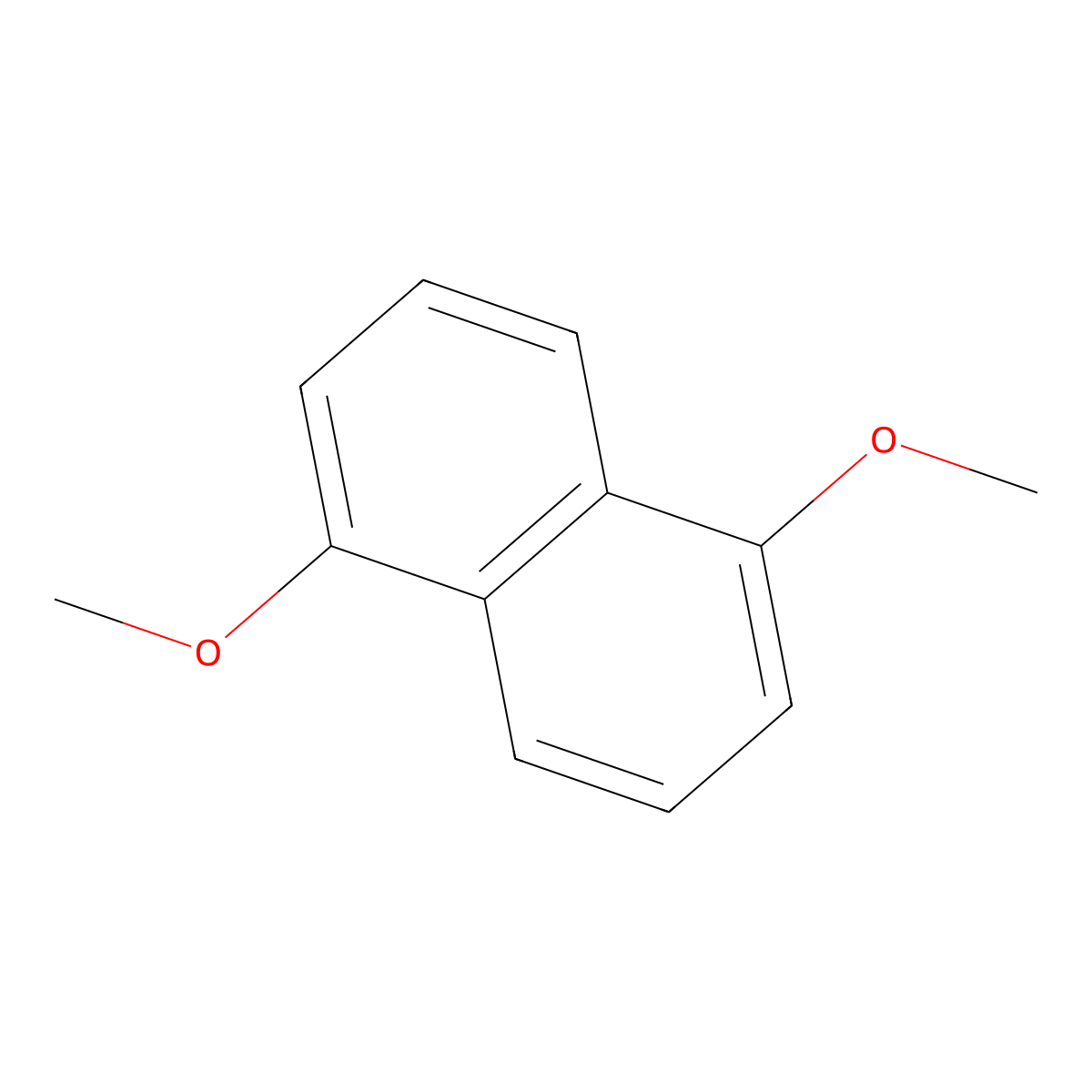 1,5-Dimethoxynaphthalene molecular structure, CAS 10075-63-5