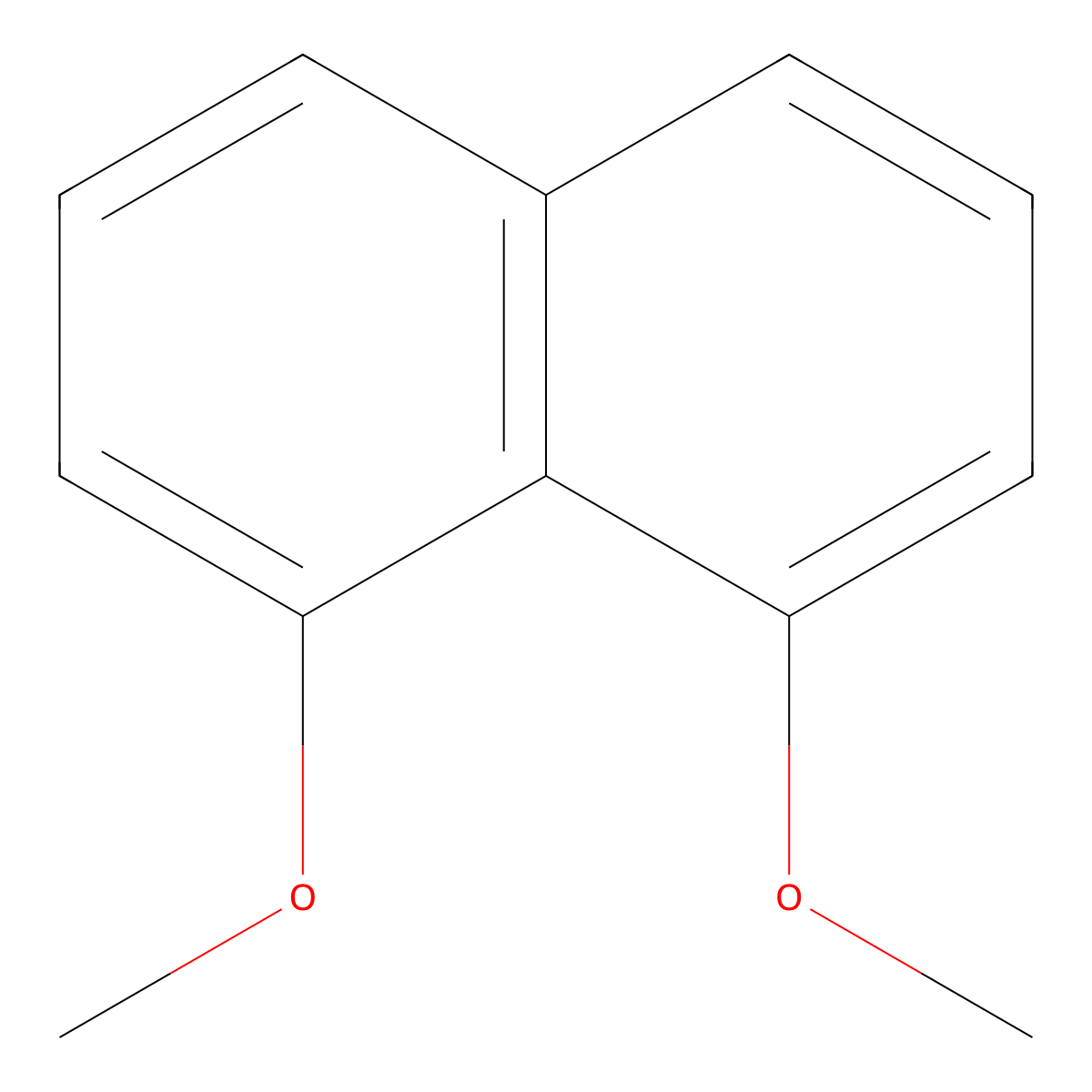 1,8-Dimethoxynaphthalene molecular structure, CAS 10075-66-8