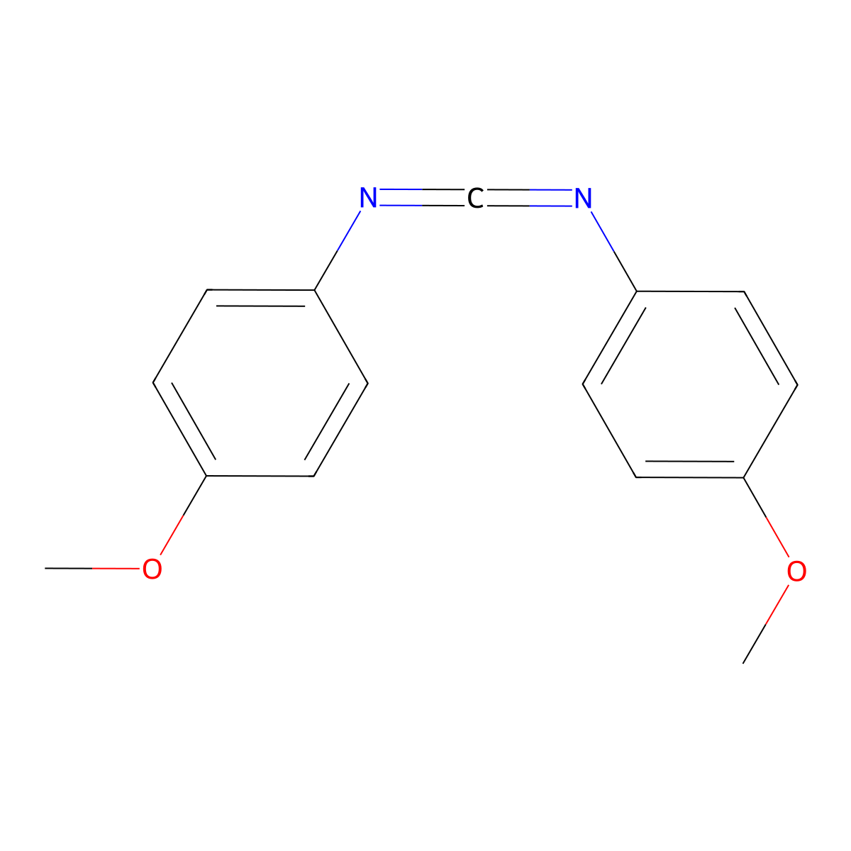N,N'-bis(4-methoxyphenyl)methanediimine molecular structure, CAS 10076-13-8