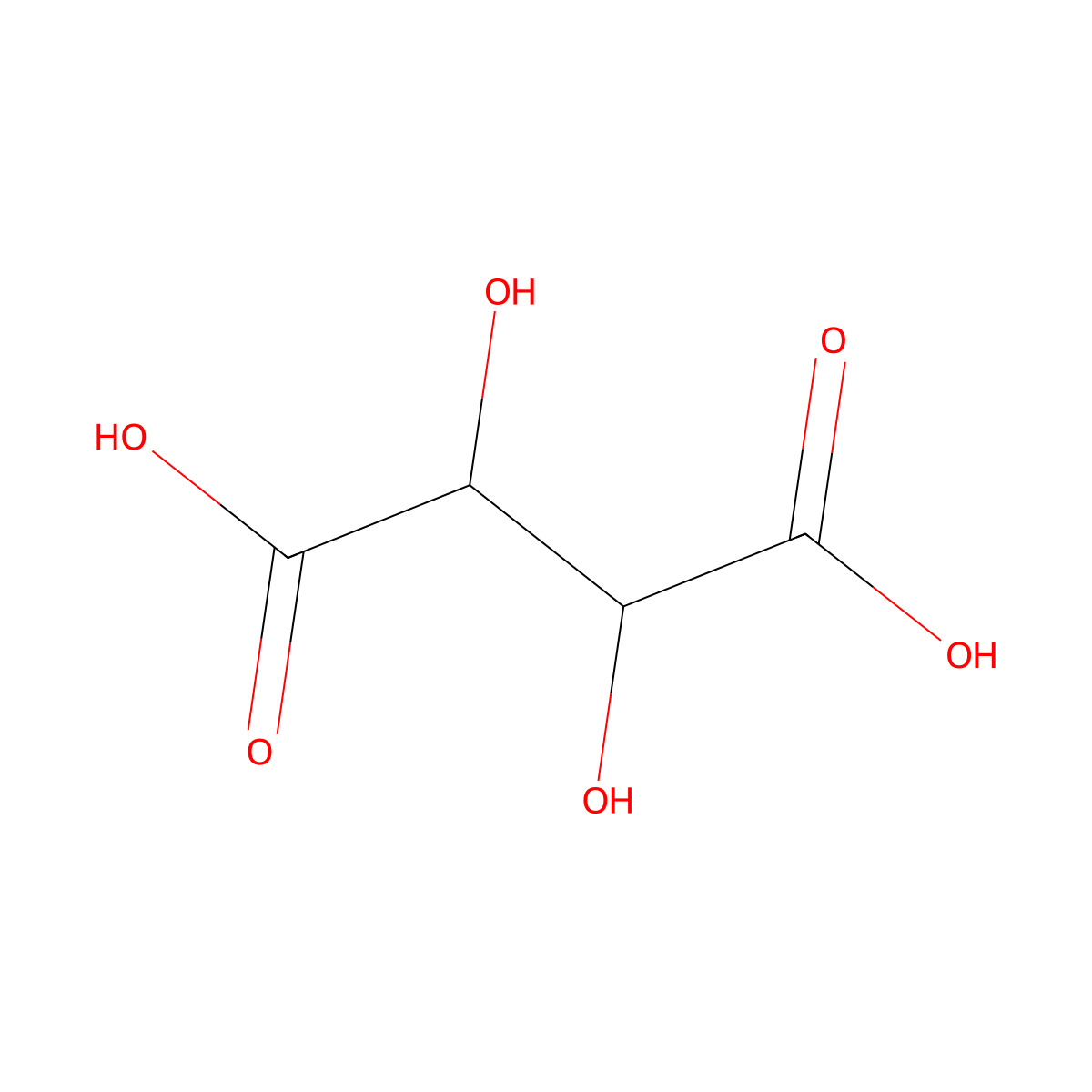 2,3-Dihydroxybutanedioic Acid molecular structure, CAS 1007601-97-9