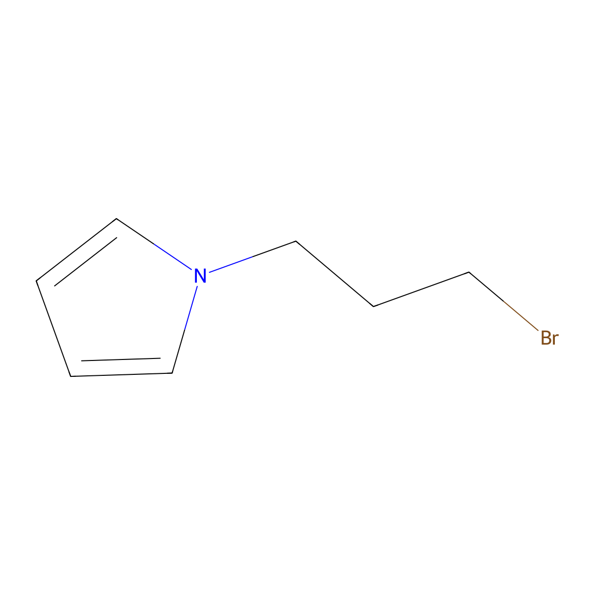 1-(3-Bromopropyl)pyrrole molecular structure, CAS 100779-91-7
