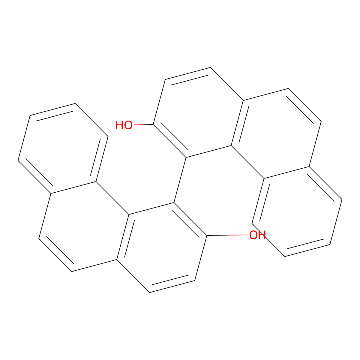 (4,4'-Biphenanthrene)-3,3'-diol molecular structure, CAS 100780-04-9