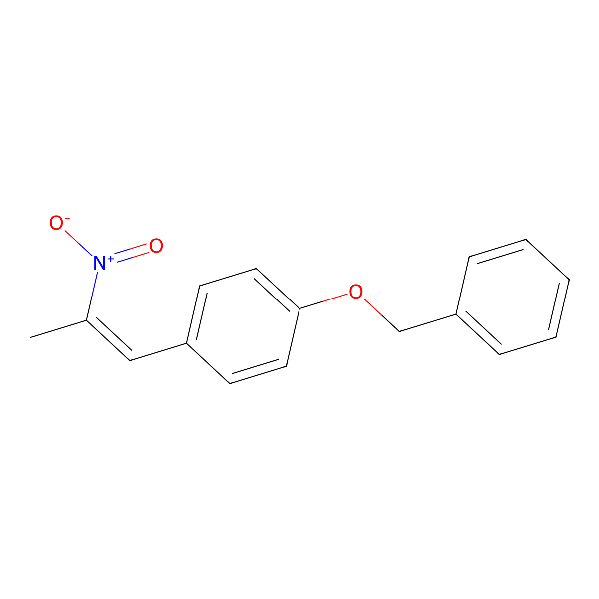Benzene, 1-[(1E)-2-nitro-1-propenyl]-4-(phenylmethoxy)- molecular structure, CAS 100780-36-7