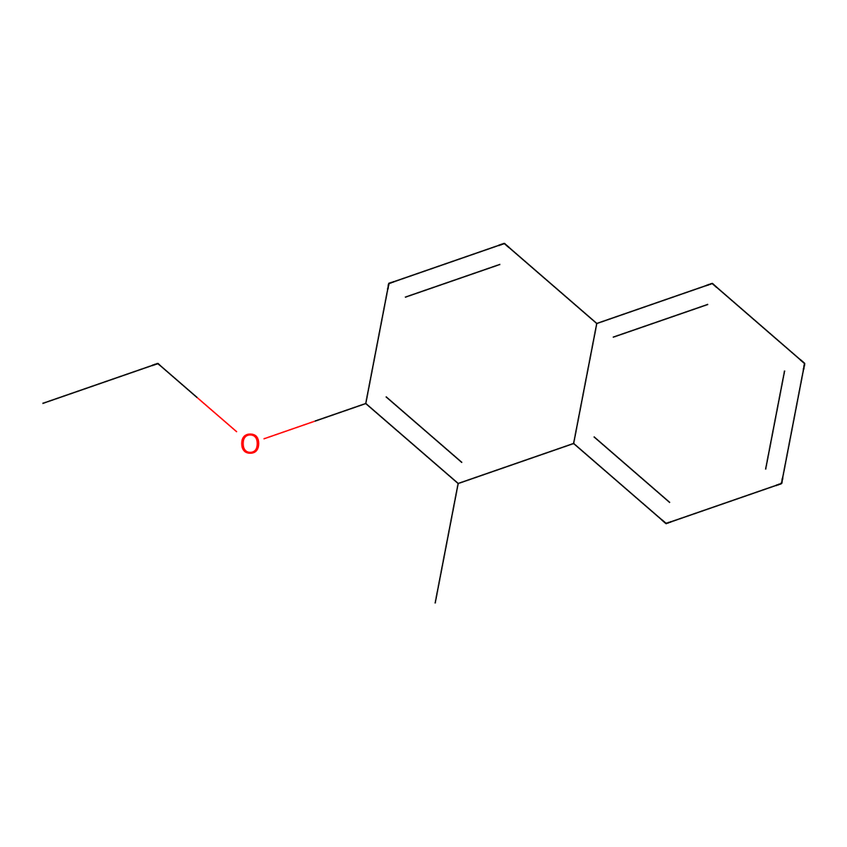 2-Ethoxy-1-methylnaphthalene molecular structure, CAS 100797-28-2