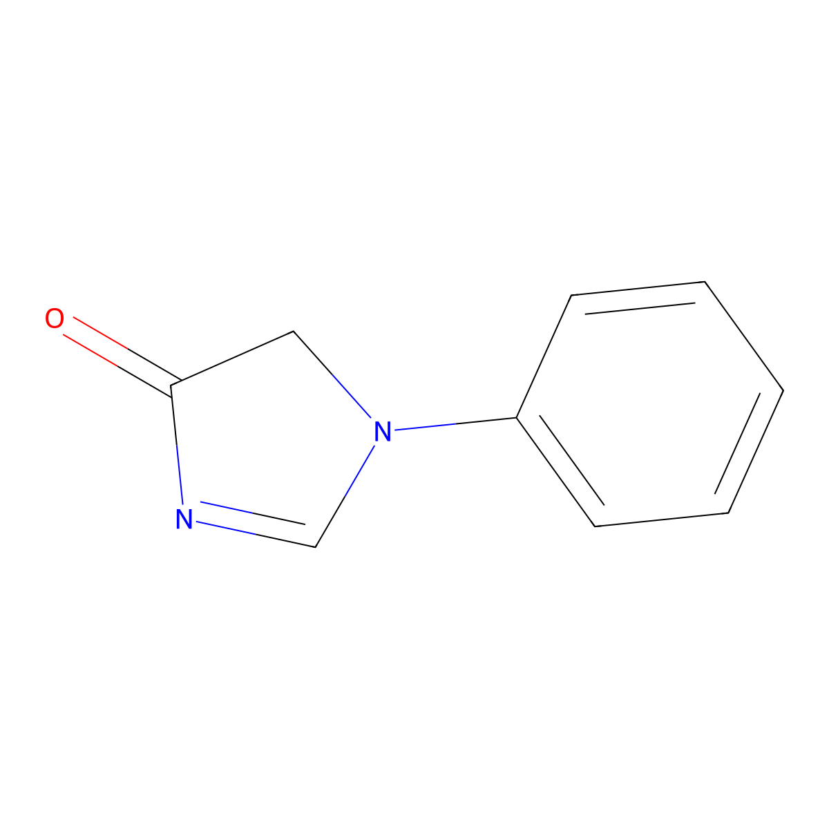 4-Pyrazolin-3-one, 1-phenyl- molecular structure, CAS 1008-79-3