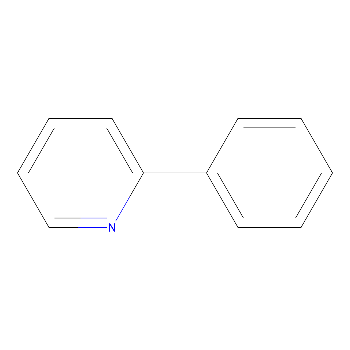 2-Phenylpyridine molecular structure, CAS 1008-89-5