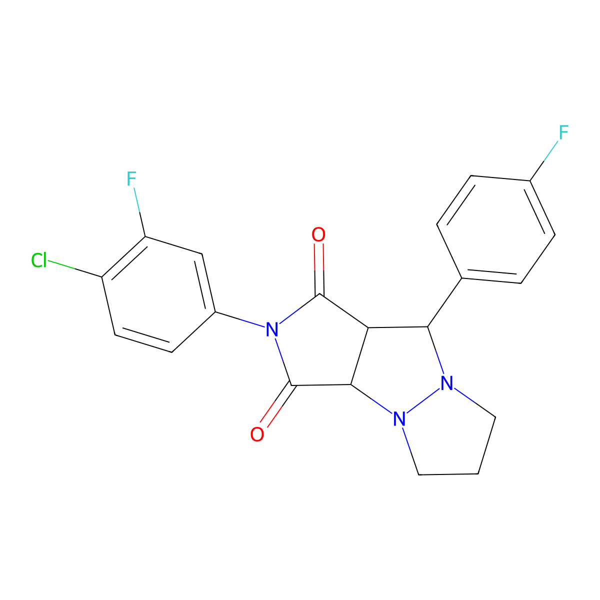C20H16ClF2N3O2 molecular structure, CAS 1008009-50-4
