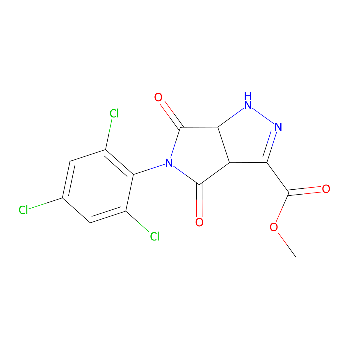 C13H8Cl3N3O4 molecular structure, CAS 1008033-24-6