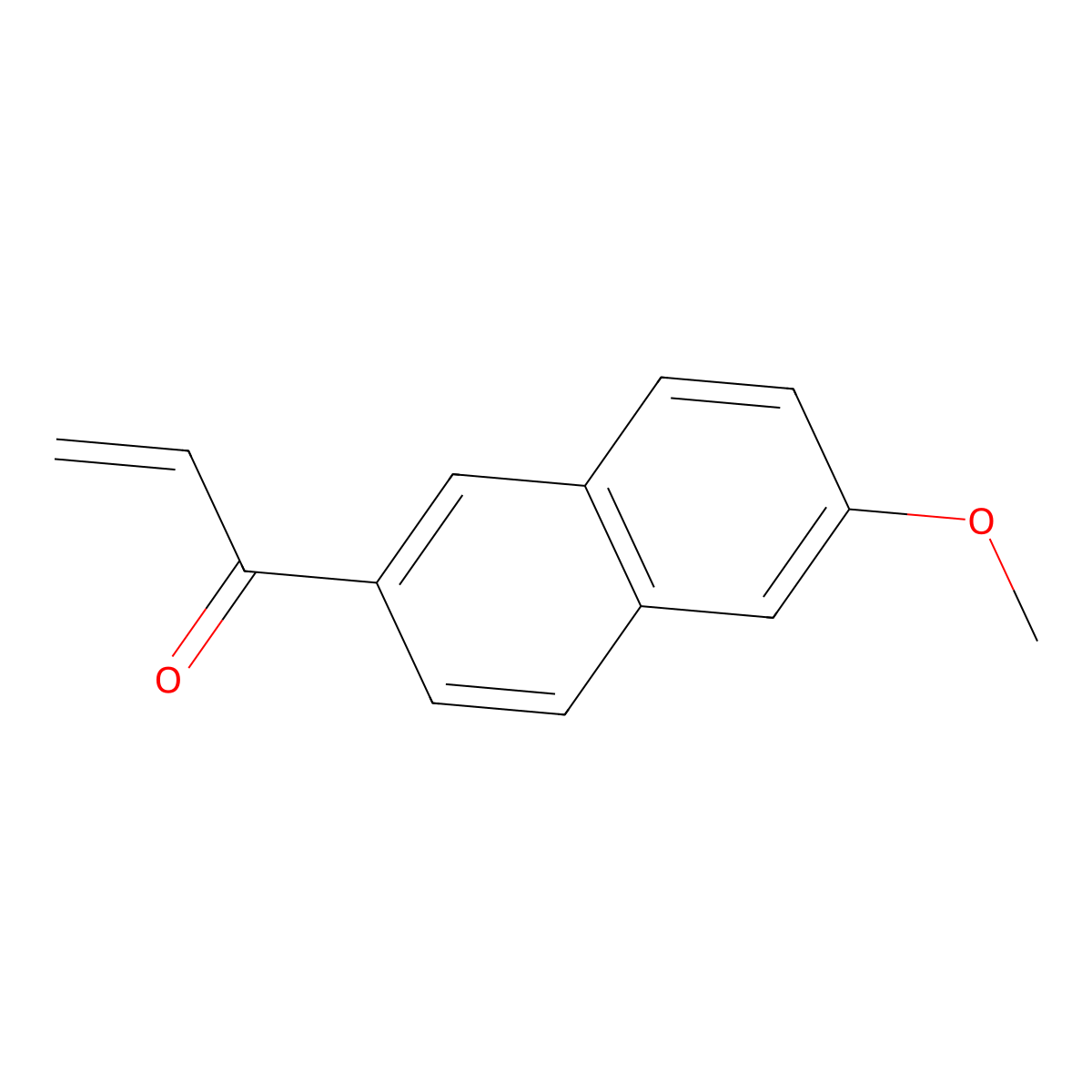 1-(6-Methoxynaphthalen-2-yl)prop-2-en-1-one molecular structure, CAS 100807-74-7