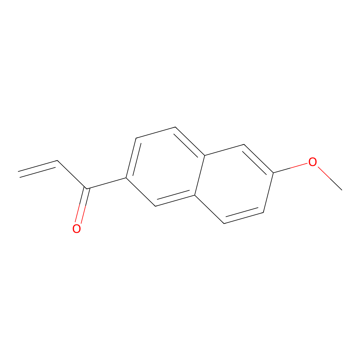 1-(6-Methoxynaphthalen-2-yl)prop-2-en-1-one molecular structure, CAS 100807-74-7