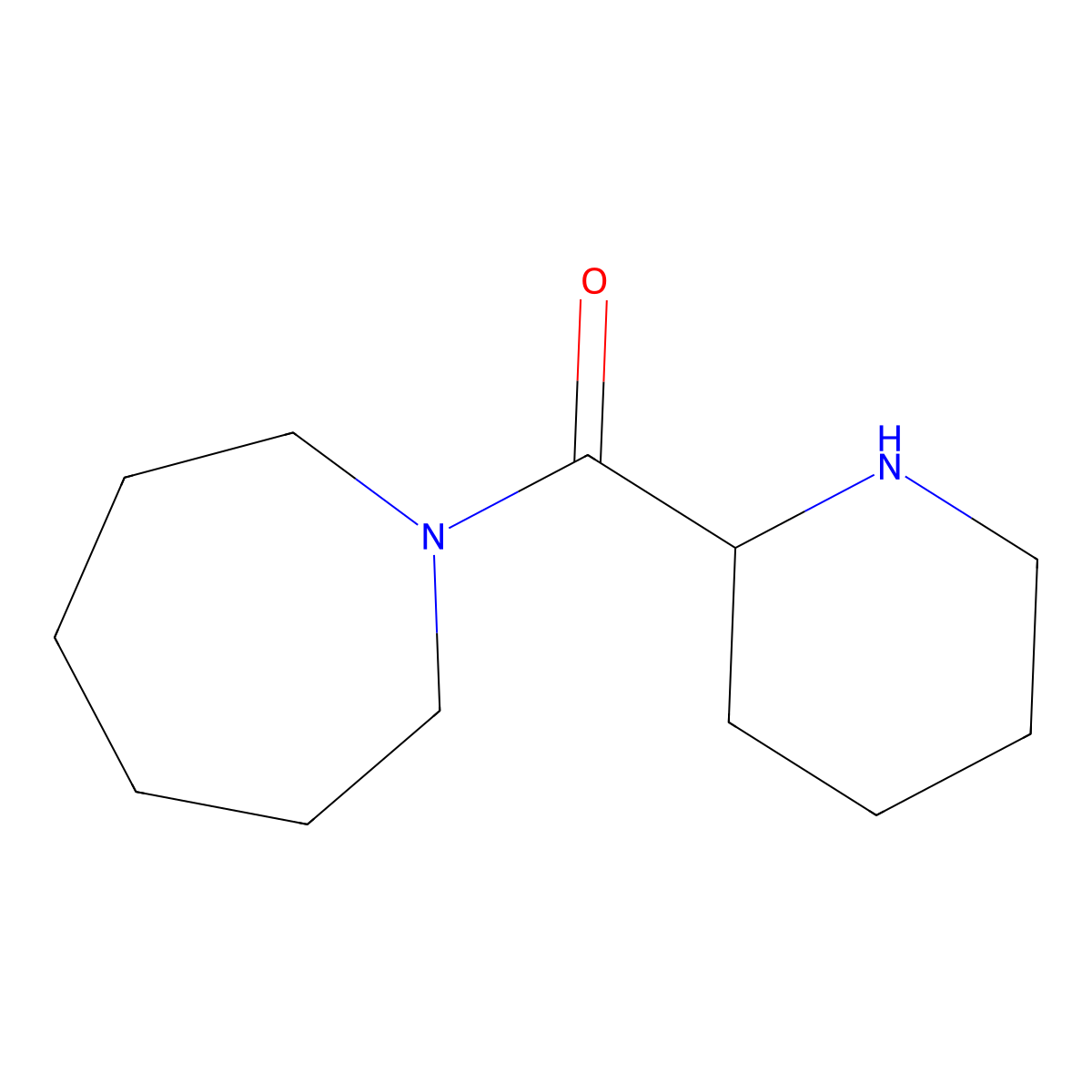 Azepan-1-yl(piperidin-2-yl)methanone molecular structure, CAS 1008079-86-4