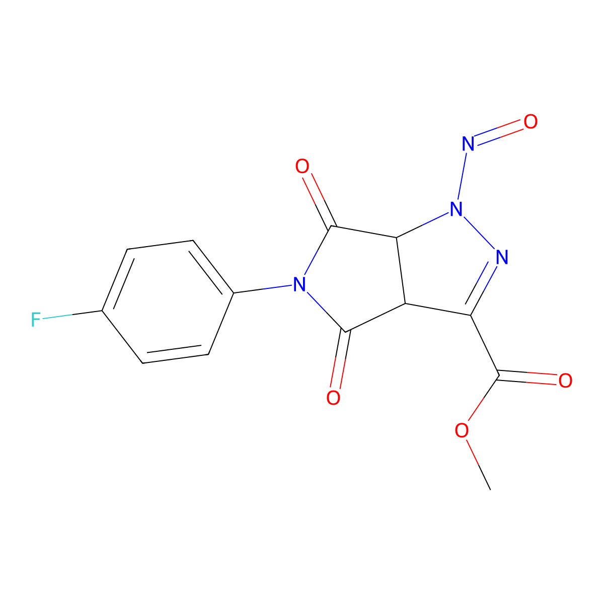 C13H9FN4O5 molecular structure, CAS 1008209-38-8