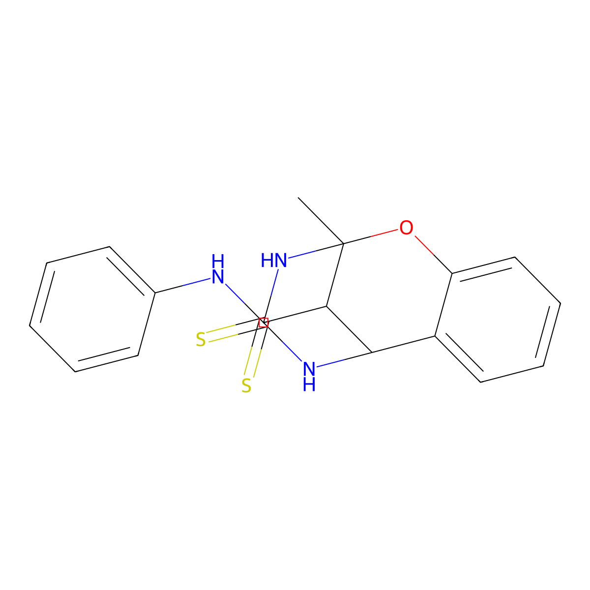2-methyl-N-phenyl-4-thioxo-3,4,5,6-tetrahydro-2H-2,6-methanobenzo[g][1,3,5]oxadiazocine-11-carbothioamide molecular structure, CAS 1008211-26-4