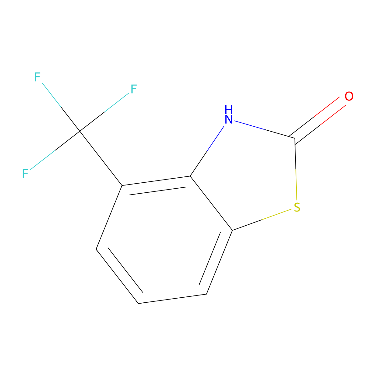 4-(Trifluoromethyl)benzo[d]thiazol-2(3H)-one molecular structure, CAS 100831-20-7