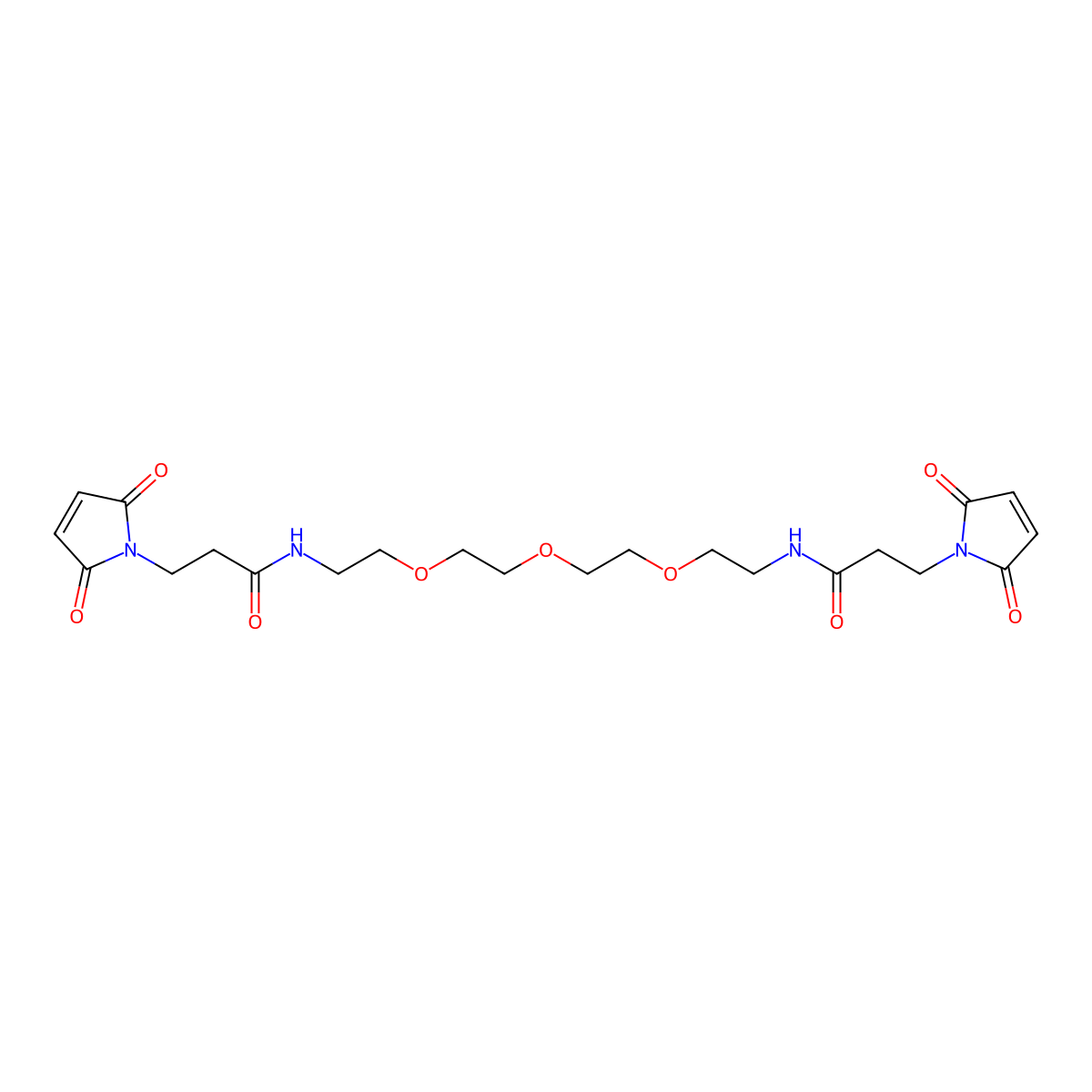 Bis-Mal-PEG3 molecular structure, CAS 1008402-47-8