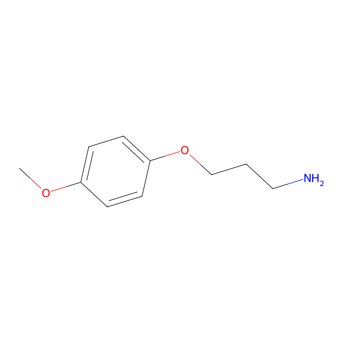 3-(4-Methoxy-phenoxy)-propylamine molecular structure, CAS 100841-00-7