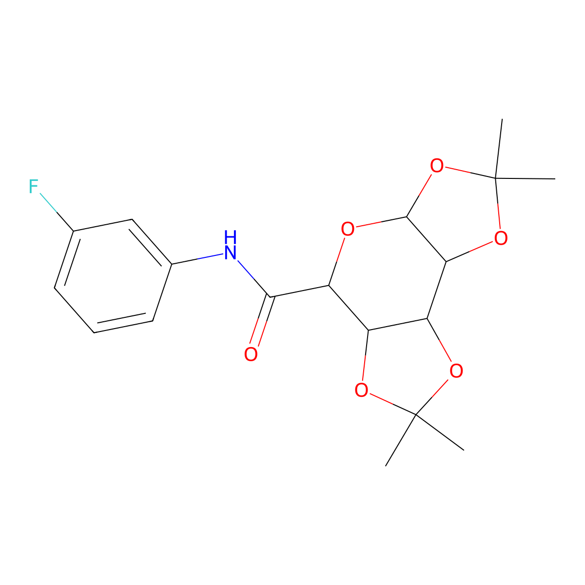 C18H22Fno6 molecular structure, CAS 1008410-90-9