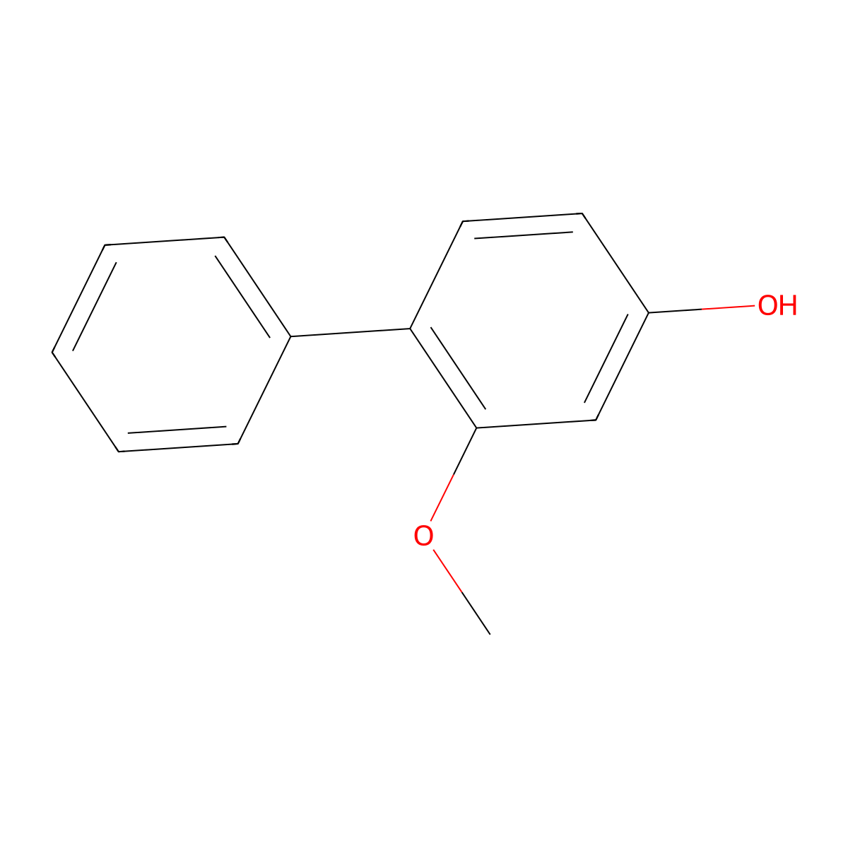 3-Methoxy-4-phenyl-phenol molecular structure, CAS 1008454-13-4