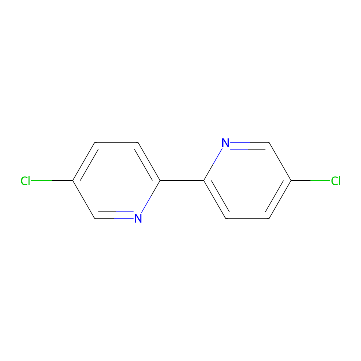 5,5'-Dichloro-2,2'-bipyridine molecular structure, CAS 100846-27-3