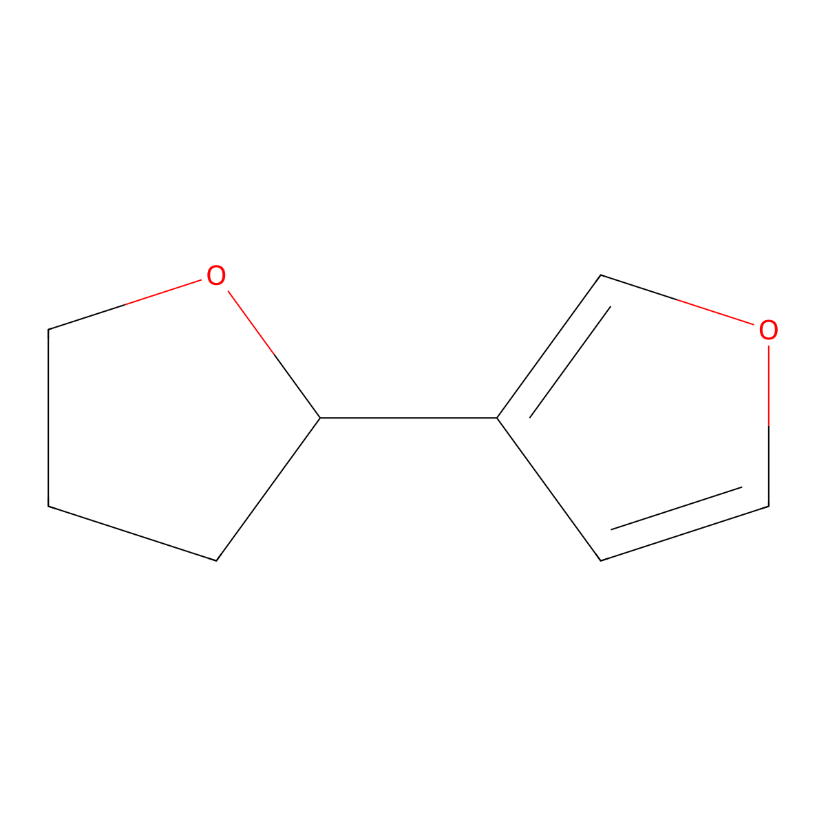 2,3,4,5-Tetrahydro-2,3'-bifuran molecular structure, CAS 100847-34-5