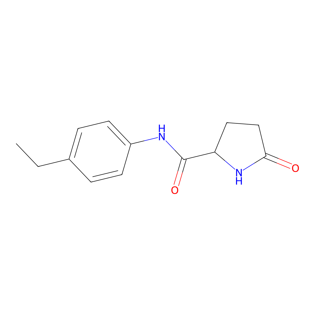 N-(4-ethylphenyl)-5-oxopyrrolidine-2-carboxamide molecular structure, CAS 1008480-25-8