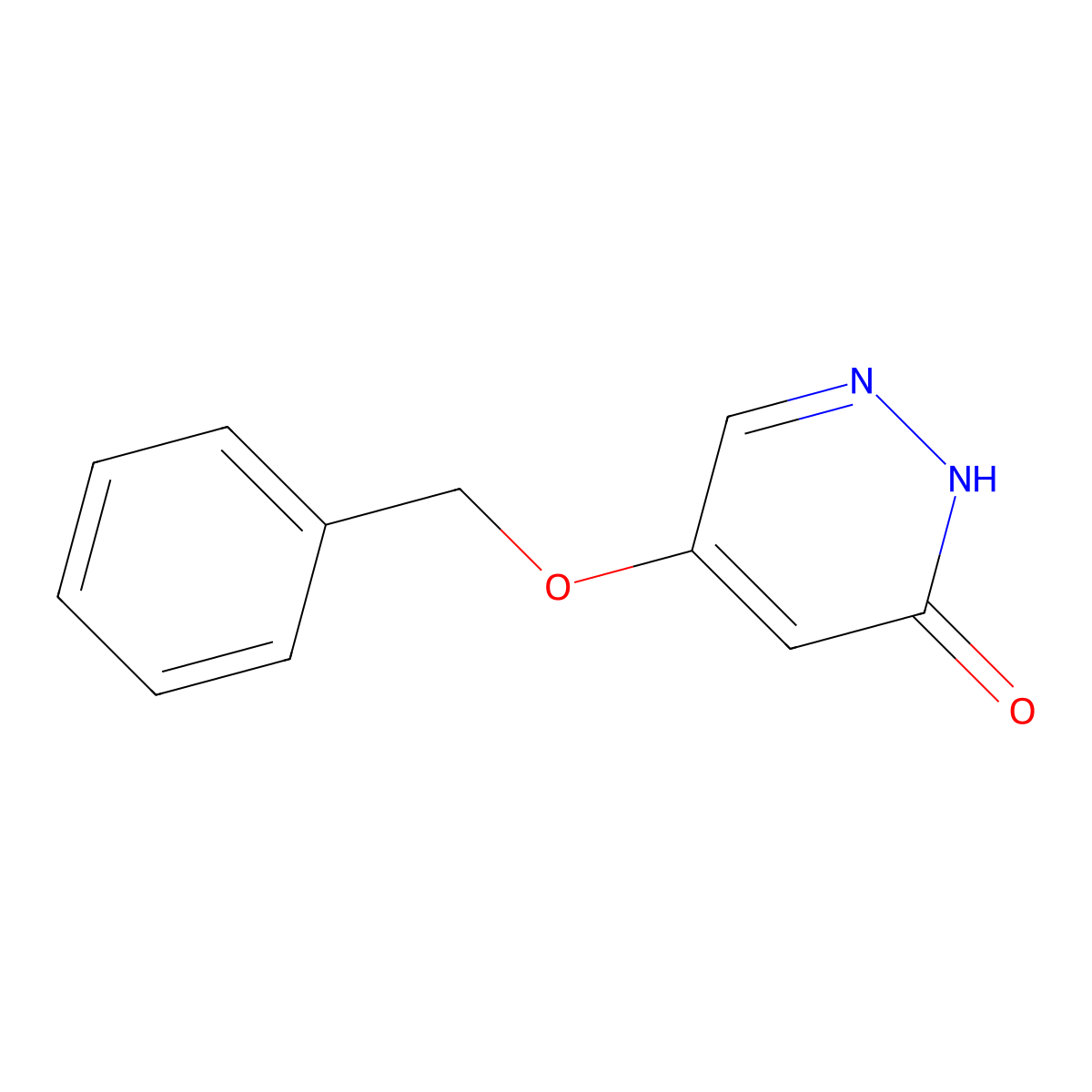 5-(benzyloxy)pyridazin-3(2H)-one molecular structure, CAS 1008517-73-4