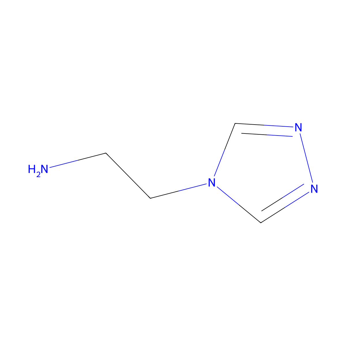 4-(2-Aminoethyl)-4H-1,2,4-triazole molecular structure, CAS 1008526-84-8
