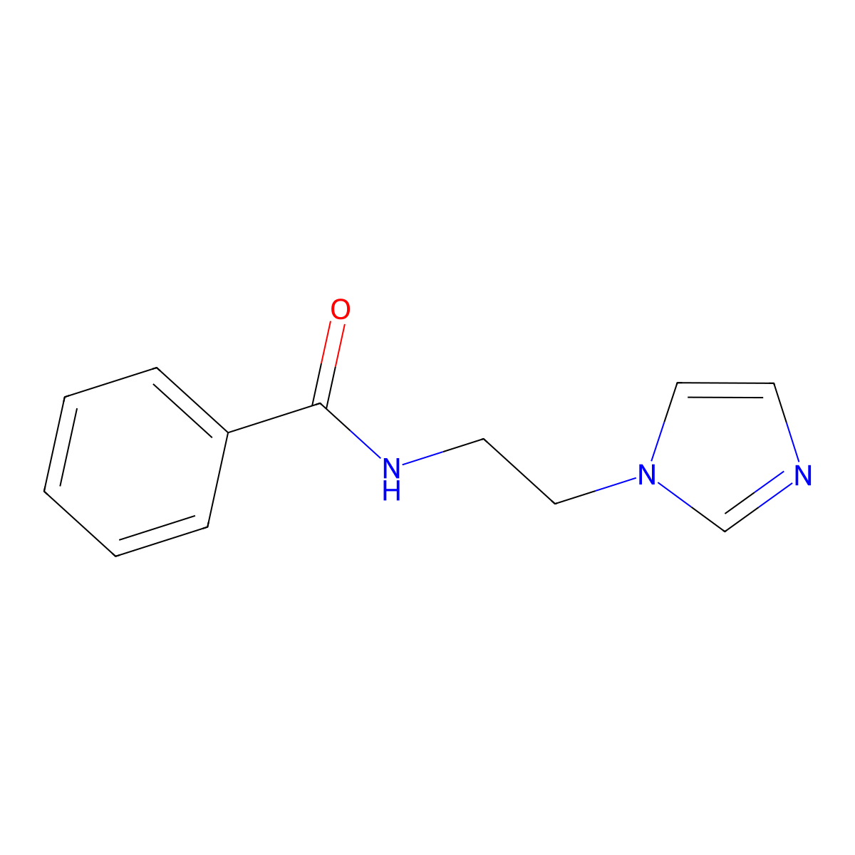 n-(2-(1h-Imidazol-1-yl)ethyl)benzamide molecular structure, CAS 1008530-60-6