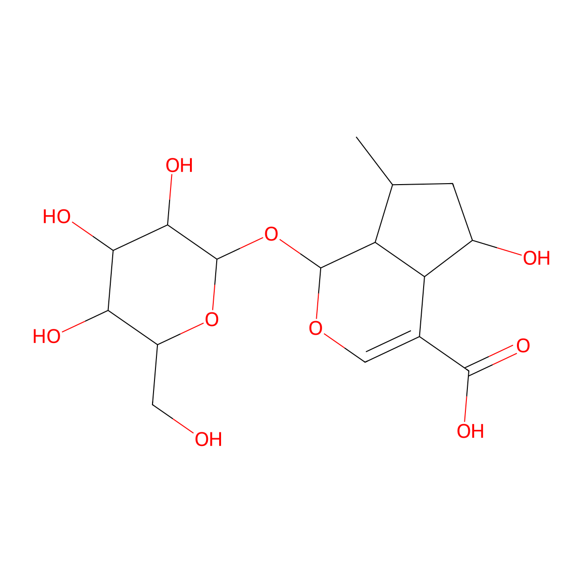 8-Dehydroxyshanzhiside molecular structure, CAS 1008532-71-5