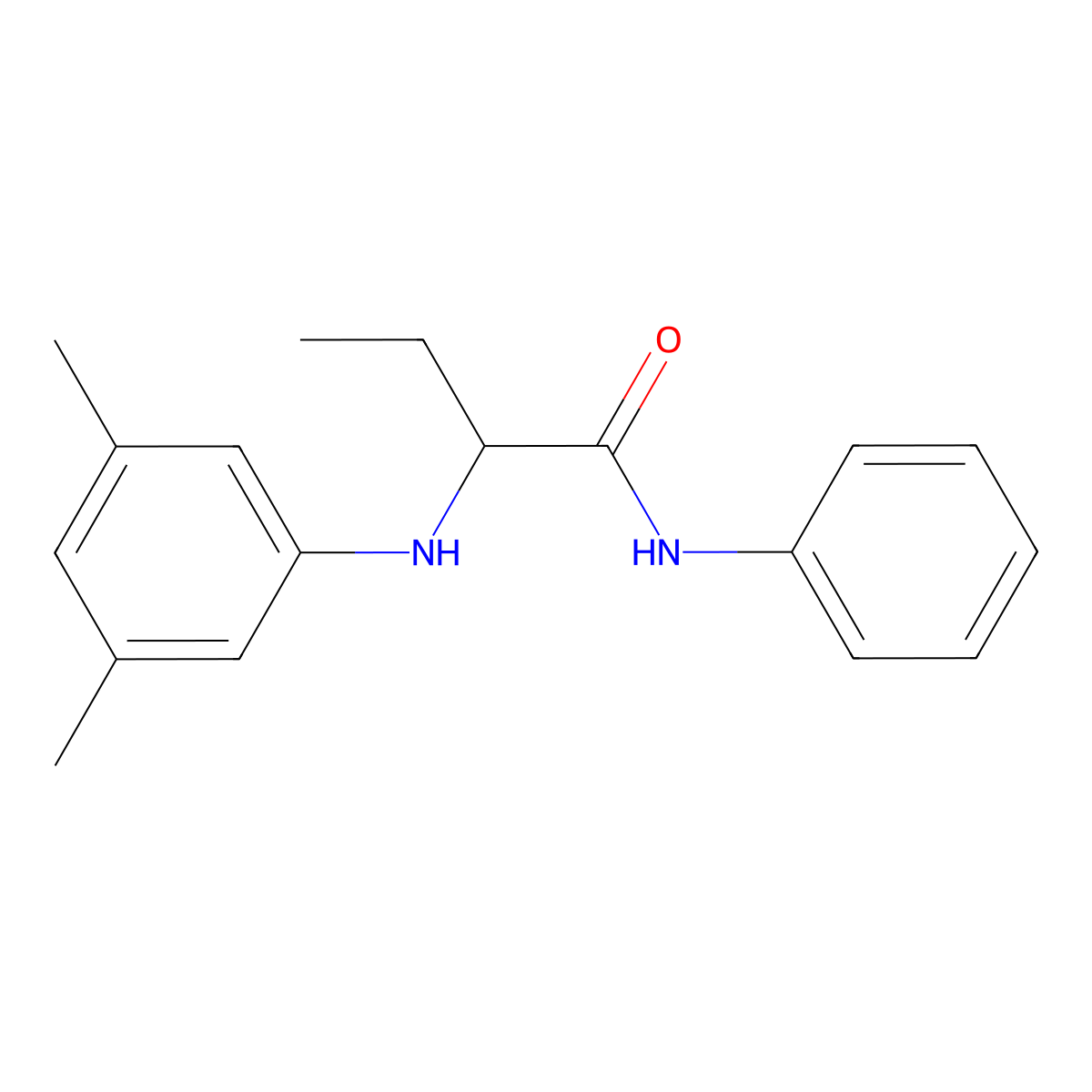 2-(3,5-Dimethyl-phenylamino)-N-phenyl-butyramide molecular structure, CAS 1008623-10-6