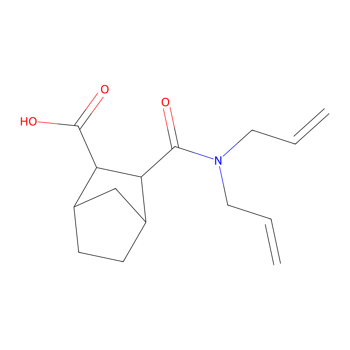 3-[(Diallylamino)carbonyl]bicyclo[2.2.1]heptane-2-carboxylic acid molecular structure, CAS 1008645-26-8