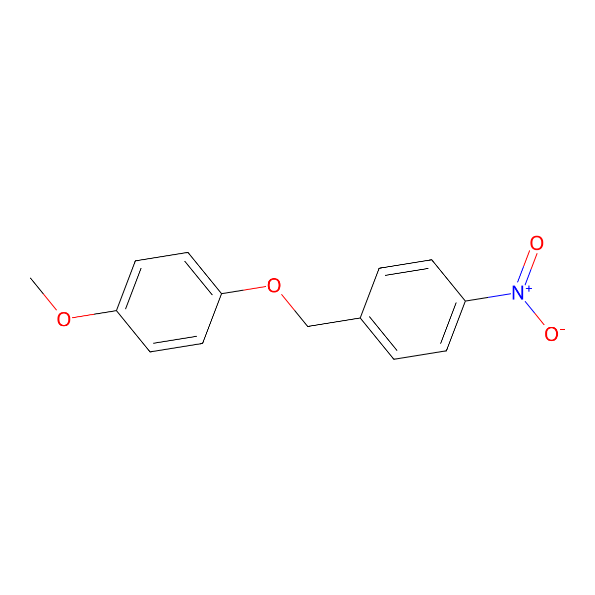 1-Methoxy-4-[(4-nitrophenyl)methoxy]benzene molecular structure, CAS 100867-08-1
