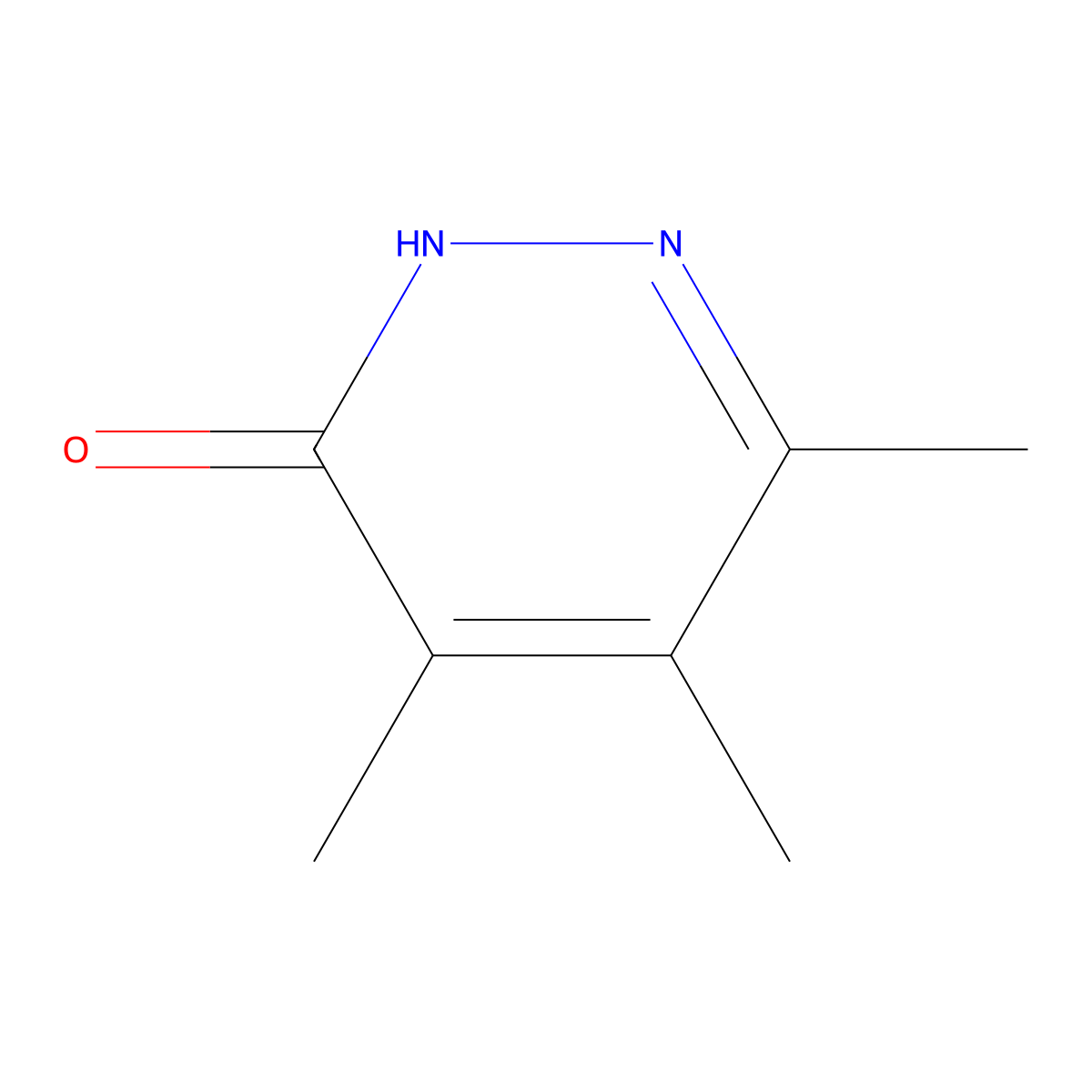 4,5,6-Trimethyl-2,3-dihydropyridazin-3-one molecular structure, CAS 100868-35-7
