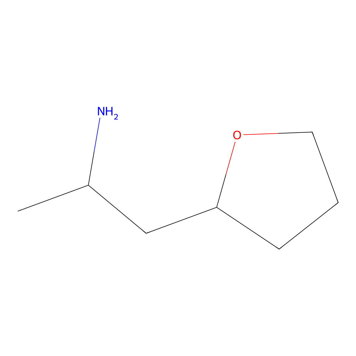 1-(Oxolan-2-yl)propan-2-amine molecular structure, CAS 100868-39-1