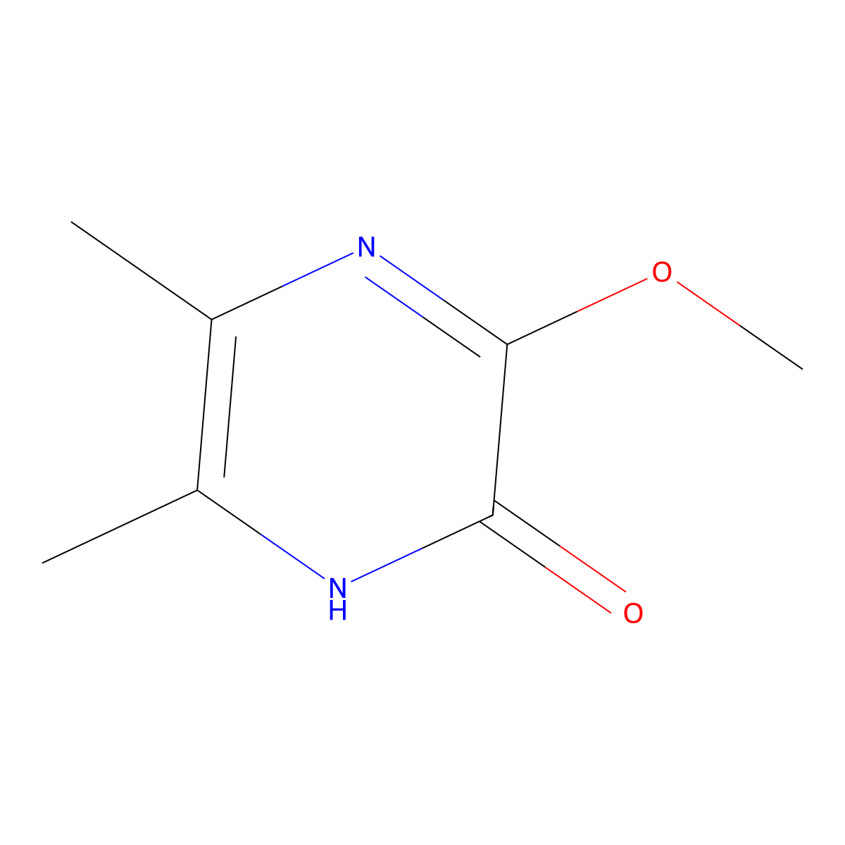 3-Methoxy-5,6-dimethyl-1,2-dihydropyrazin-2-one molecular structure, CAS 100868-74-4