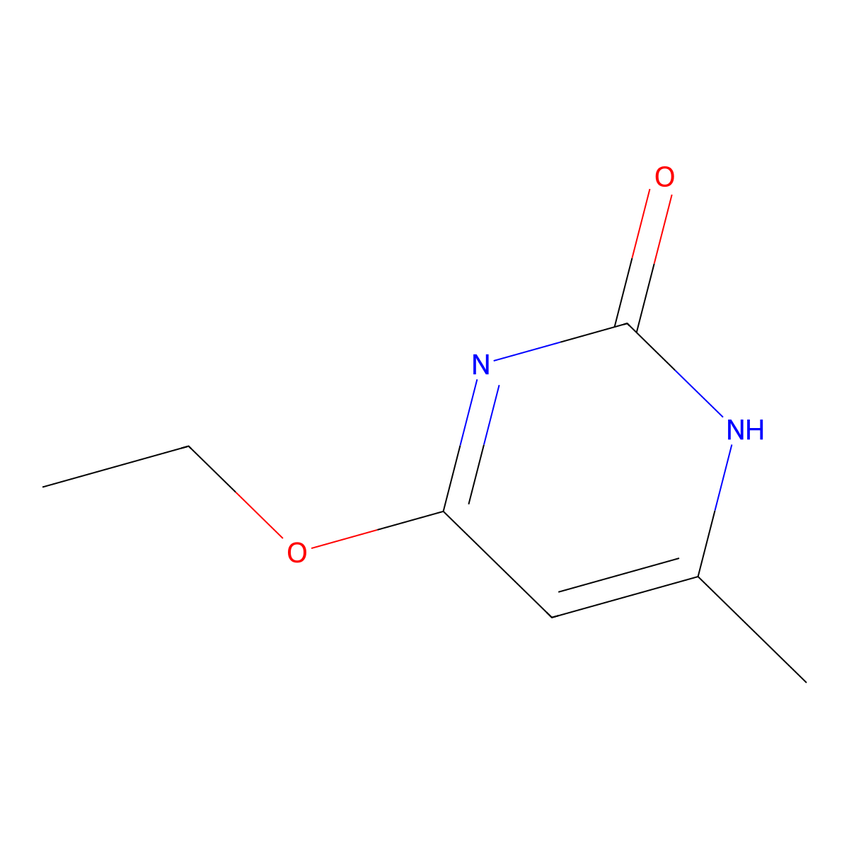 4-Ethoxy-6-methylpyrimidin-2-ol molecular structure, CAS 100868-75-5