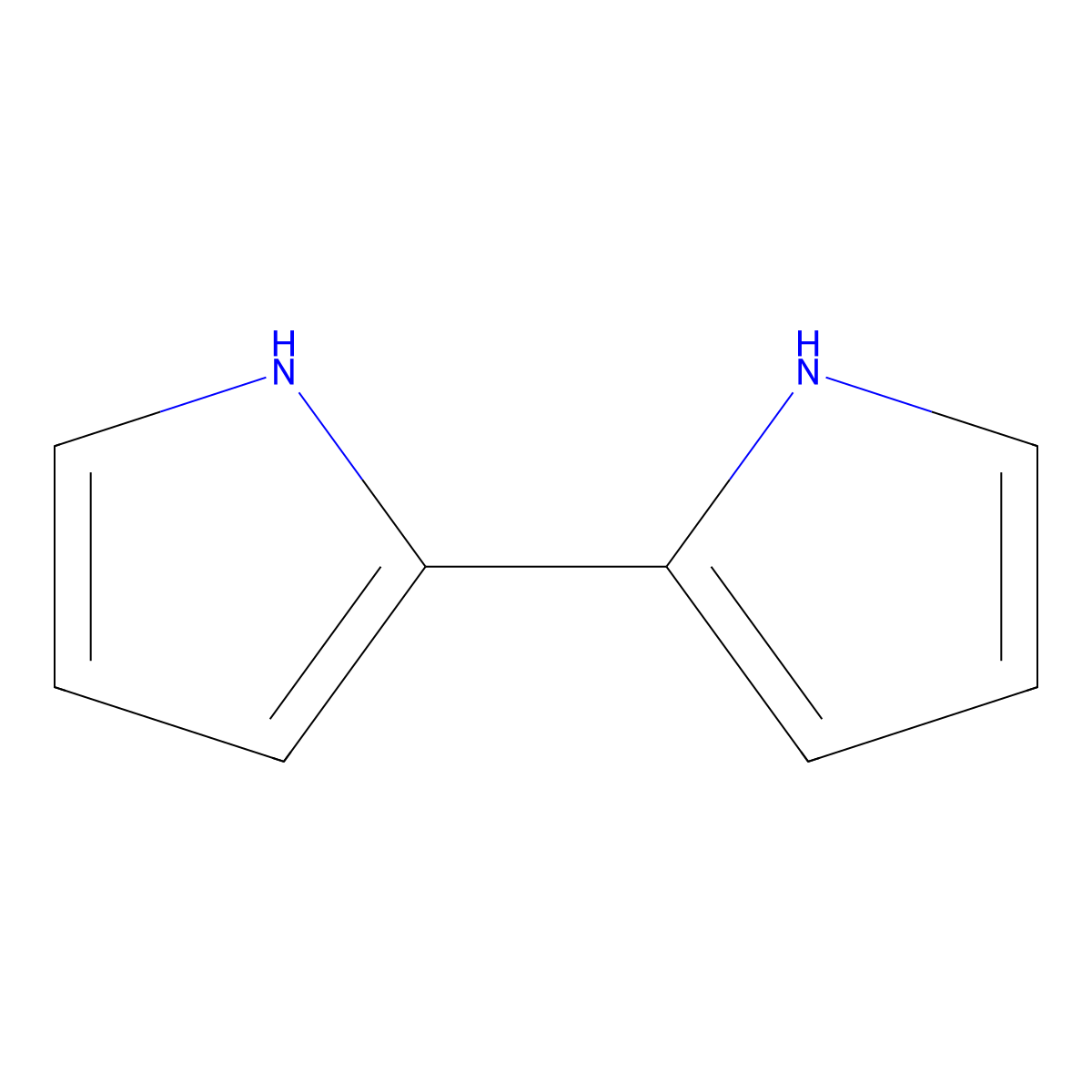 2,2'-Bipyrrole molecular structure, CAS 10087-64-6